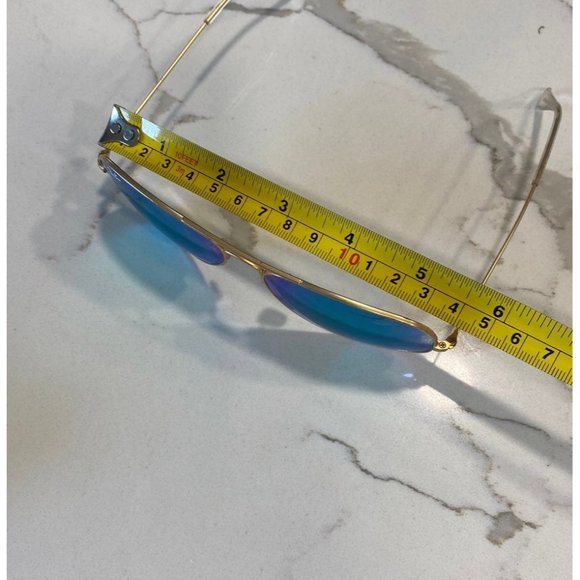 Ray-Ban Blue Green Aviator Sunglasses - Picture 6 of 9